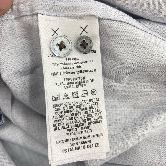 Ted Baker London‎ Ollee Button Down Long Sleeve Size 5 US XL - Picture 6 of 7